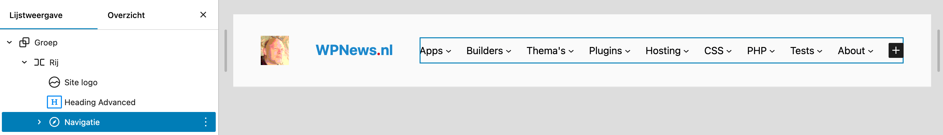 Editing Greenshift FSE header Editing Greenshift FSE header