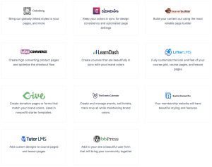 Kadence thema integrations