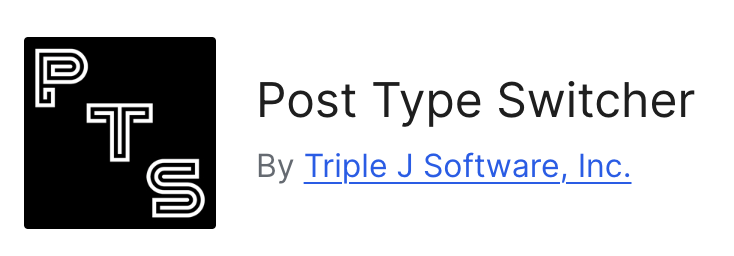 Post Type Switcher