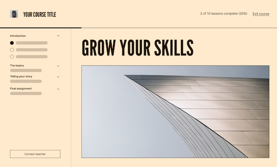 Sensei LMS wordpress