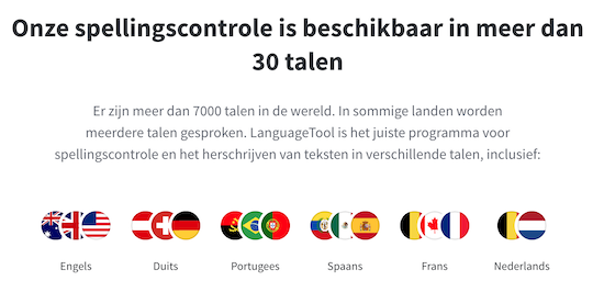 LanguageTool taal correctie