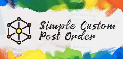 Simple Custom Post Order