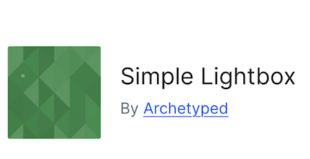 Simple Lightbox plugin