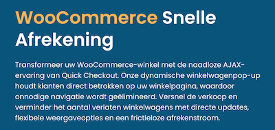 WooCommerce Quick Checkout