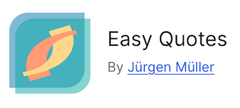 Easy Quotes plugin