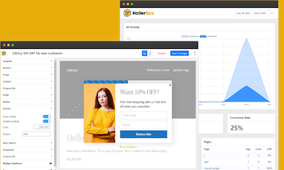 Hollerbox Popups & Lead-Generation for WordPress