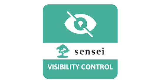 Visibility Control for Sensei LMS