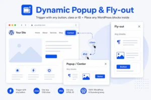 dynamic popup flyout